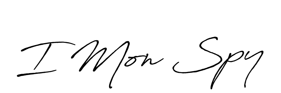 See photos of I Mon Spy official signature by Spectra . Check more albums & portfolios. Read reviews & check more about Antro_Vectra_Bolder font. I Mon Spy signature style 7 images and pictures png