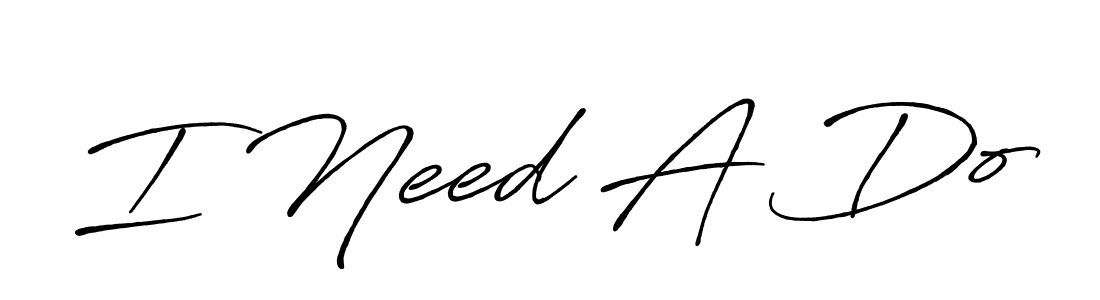 Create a beautiful signature design for name I Need A Do. With this signature (Antro_Vectra_Bolder) fonts, you can make a handwritten signature for free. I Need A Do signature style 7 images and pictures png
