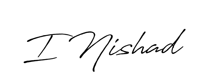 You should practise on your own different ways (Antro_Vectra_Bolder) to write your name (I Nishad) in signature. don't let someone else do it for you. I Nishad signature style 7 images and pictures png