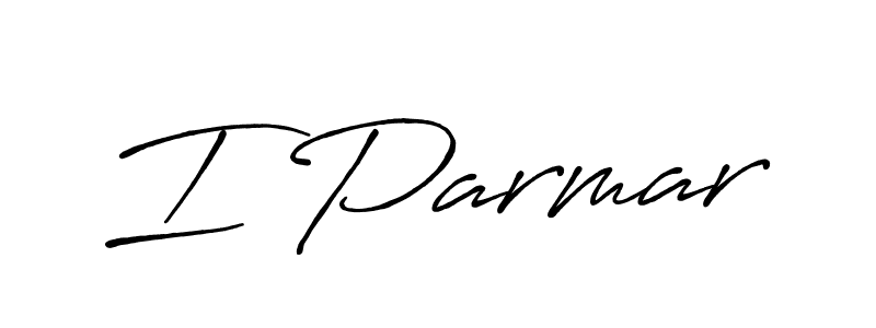 Antro_Vectra_Bolder is a professional signature style that is perfect for those who want to add a touch of class to their signature. It is also a great choice for those who want to make their signature more unique. Get I Parmar name to fancy signature for free. I Parmar signature style 7 images and pictures png