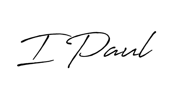 The best way (Antro_Vectra_Bolder) to make a short signature is to pick only two or three words in your name. The name I Paul include a total of six letters. For converting this name. I Paul signature style 7 images and pictures png