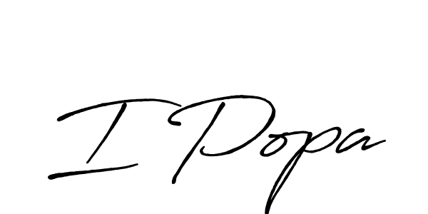 Antro_Vectra_Bolder is a professional signature style that is perfect for those who want to add a touch of class to their signature. It is also a great choice for those who want to make their signature more unique. Get I Popa name to fancy signature for free. I Popa signature style 7 images and pictures png