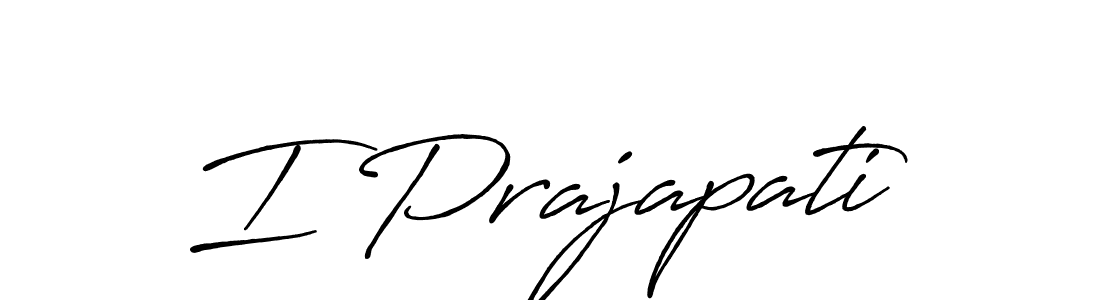 You can use this online signature creator to create a handwritten signature for the name I Prajapati. This is the best online autograph maker. I Prajapati signature style 7 images and pictures png
