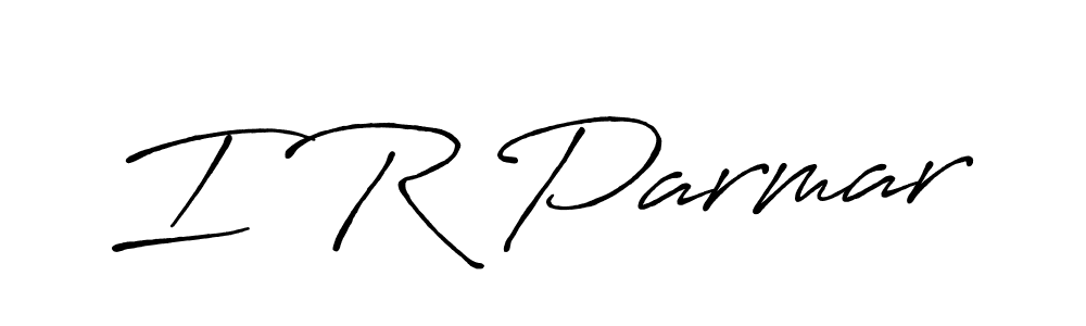 I R Parmar stylish signature style. Best Handwritten Sign (Antro_Vectra_Bolder) for my name. Handwritten Signature Collection Ideas for my name I R Parmar. I R Parmar signature style 7 images and pictures png