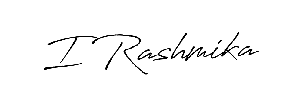 The best way (Antro_Vectra_Bolder) to make a short signature is to pick only two or three words in your name. The name I Rashmika include a total of six letters. For converting this name. I Rashmika signature style 7 images and pictures png