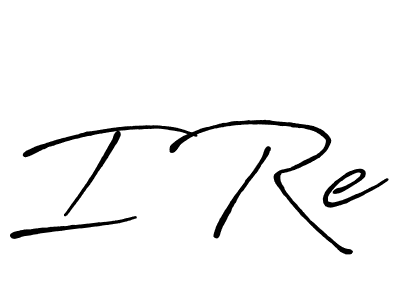 Also we have I Re name is the best signature style. Create professional handwritten signature collection using Antro_Vectra_Bolder autograph style. I Re signature style 7 images and pictures png