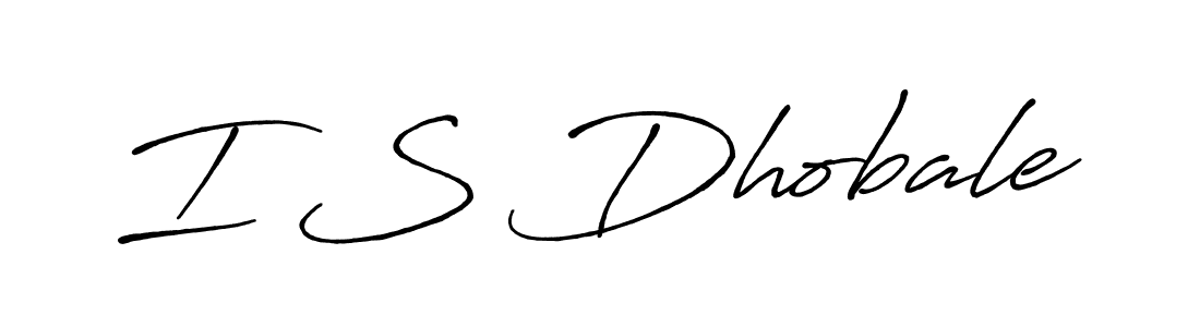Also You can easily find your signature by using the search form. We will create I S Dhobale name handwritten signature images for you free of cost using Antro_Vectra_Bolder sign style. I S Dhobale signature style 7 images and pictures png