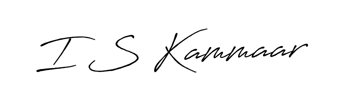 How to make I S Kammaar name signature. Use Antro_Vectra_Bolder style for creating short signs online. This is the latest handwritten sign. I S Kammaar signature style 7 images and pictures png