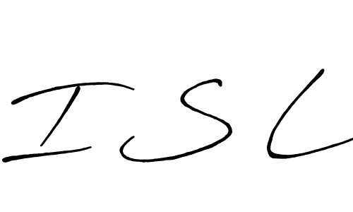 Similarly Antro_Vectra_Bolder is the best handwritten signature design. Signature creator online .You can use it as an online autograph creator for name I S L. I S L signature style 7 images and pictures png