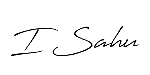 Similarly Antro_Vectra_Bolder is the best handwritten signature design. Signature creator online .You can use it as an online autograph creator for name I Sahu. I Sahu signature style 7 images and pictures png