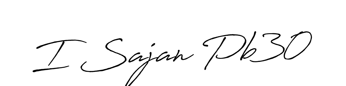 How to Draw I Sajan Pb30 signature style? Antro_Vectra_Bolder is a latest design signature styles for name I Sajan Pb30. I Sajan Pb30 signature style 7 images and pictures png