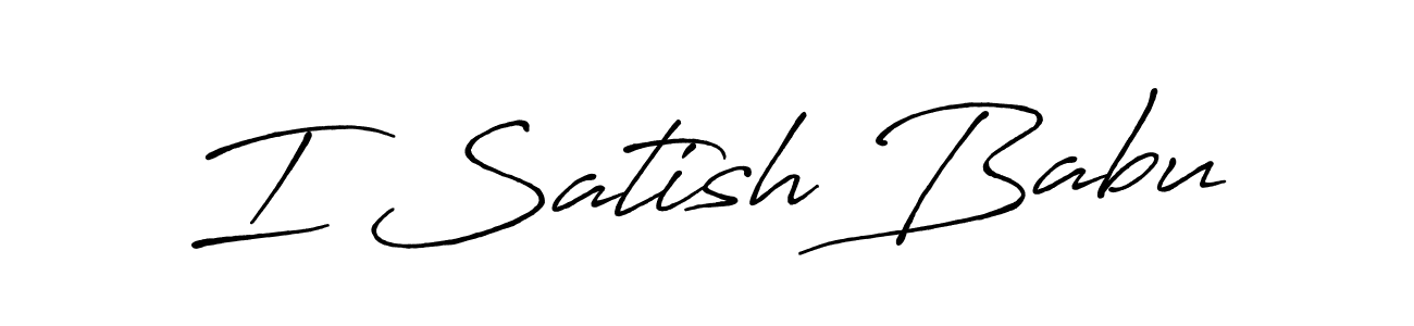 It looks lik you need a new signature style for name I Satish Babu. Design unique handwritten (Antro_Vectra_Bolder) signature with our free signature maker in just a few clicks. I Satish Babu signature style 7 images and pictures png