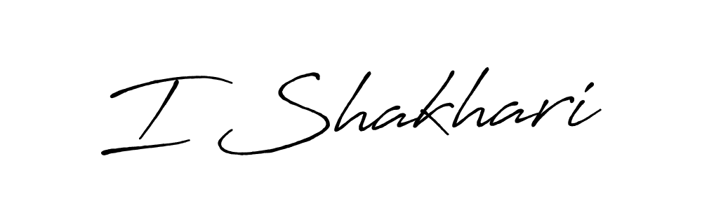 Once you've used our free online signature maker to create your best signature Antro_Vectra_Bolder style, it's time to enjoy all of the benefits that I Shakhari name signing documents. I Shakhari signature style 7 images and pictures png