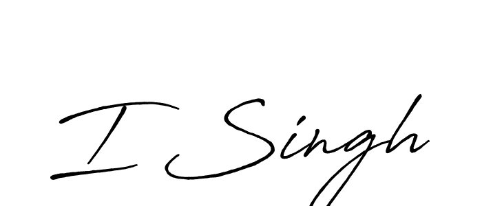 if you are searching for the best signature style for your name I Singh. so please give up your signature search. here we have designed multiple signature styles  using Antro_Vectra_Bolder. I Singh signature style 7 images and pictures png