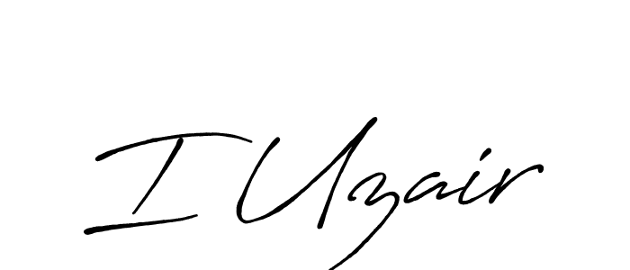 You can use this online signature creator to create a handwritten signature for the name I Uzair. This is the best online autograph maker. I Uzair signature style 7 images and pictures png