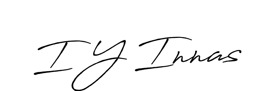 Similarly Antro_Vectra_Bolder is the best handwritten signature design. Signature creator online .You can use it as an online autograph creator for name I Y Innas. I Y Innas signature style 7 images and pictures png