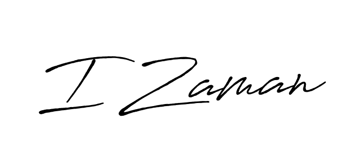 Best and Professional Signature Style for I Zaman. Antro_Vectra_Bolder Best Signature Style Collection. I Zaman signature style 7 images and pictures png