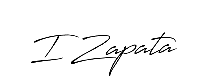 if you are searching for the best signature style for your name I Zapata. so please give up your signature search. here we have designed multiple signature styles  using Antro_Vectra_Bolder. I Zapata signature style 7 images and pictures png