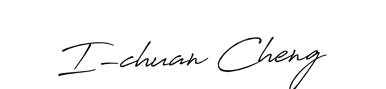 Make a beautiful signature design for name I-chuan Cheng. With this signature (Antro_Vectra_Bolder) style, you can create a handwritten signature for free. I-chuan Cheng signature style 7 images and pictures png