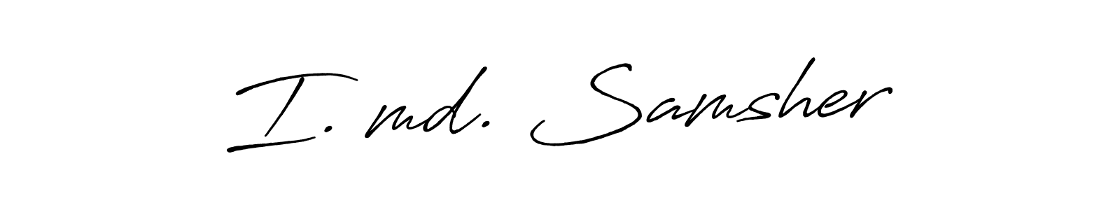 How to Draw I.❤md. Samsher signature style? Antro_Vectra_Bolder is a latest design signature styles for name I.❤md. Samsher. I.❤md. Samsher signature style 7 images and pictures png