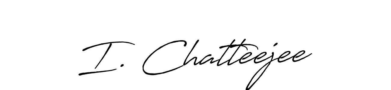 How to Draw I. Chatteejee signature style? Antro_Vectra_Bolder is a latest design signature styles for name I. Chatteejee. I. Chatteejee signature style 7 images and pictures png