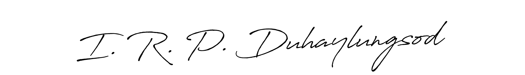 Make a beautiful signature design for name I. R. P. Duhaylungsod. Use this online signature maker to create a handwritten signature for free. I. R. P. Duhaylungsod signature style 7 images and pictures png