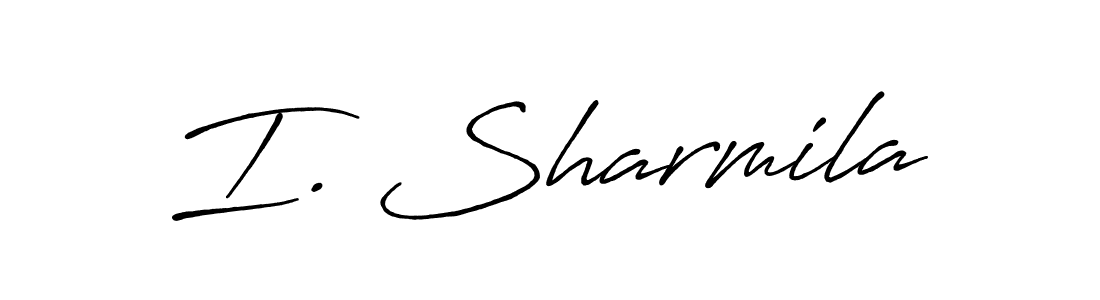 Make a beautiful signature design for name I. Sharmila. Use this online signature maker to create a handwritten signature for free. I. Sharmila signature style 7 images and pictures png