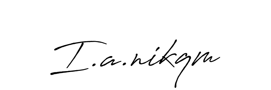 Similarly Antro_Vectra_Bolder is the best handwritten signature design. Signature creator online .You can use it as an online autograph creator for name I.a.nikqm. I.a.nikqm signature style 7 images and pictures png