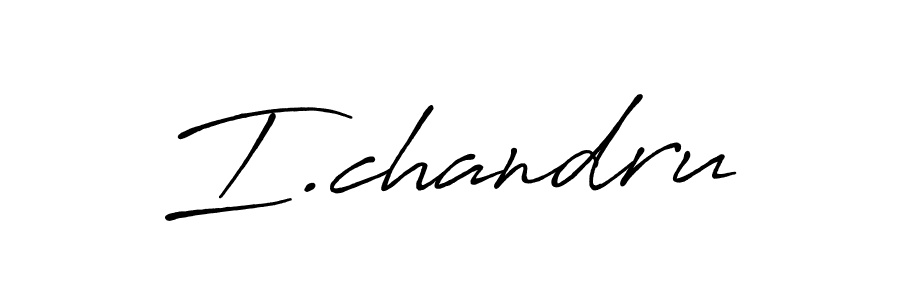 Also we have I.chandru name is the best signature style. Create professional handwritten signature collection using Antro_Vectra_Bolder autograph style. I.chandru signature style 7 images and pictures png