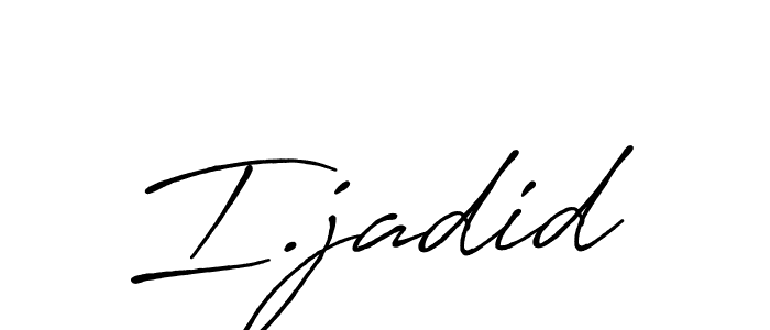 Antro_Vectra_Bolder is a professional signature style that is perfect for those who want to add a touch of class to their signature. It is also a great choice for those who want to make their signature more unique. Get I.jadid name to fancy signature for free. I.jadid signature style 7 images and pictures png