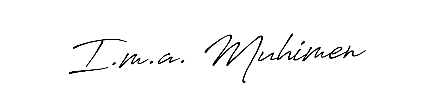 This is the best signature style for the I.m.a. Muhimen name. Also you like these signature font (Antro_Vectra_Bolder). Mix name signature. I.m.a. Muhimen signature style 7 images and pictures png