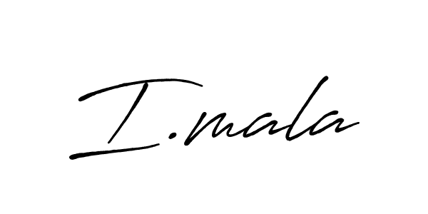 Once you've used our free online signature maker to create your best signature Antro_Vectra_Bolder style, it's time to enjoy all of the benefits that I.mala name signing documents. I.mala signature style 7 images and pictures png