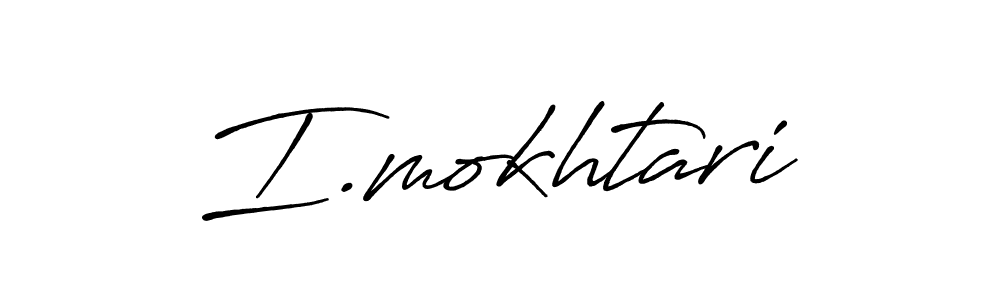 Also we have I.mokhtari name is the best signature style. Create professional handwritten signature collection using Antro_Vectra_Bolder autograph style. I.mokhtari signature style 7 images and pictures png