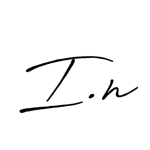 Design your own signature with our free online signature maker. With this signature software, you can create a handwritten (Antro_Vectra_Bolder) signature for name I.n. I.n signature style 7 images and pictures png