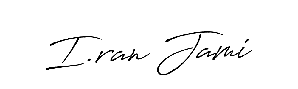 Antro_Vectra_Bolder is a professional signature style that is perfect for those who want to add a touch of class to their signature. It is also a great choice for those who want to make their signature more unique. Get I.ran Jami name to fancy signature for free. I.ran Jami signature style 7 images and pictures png