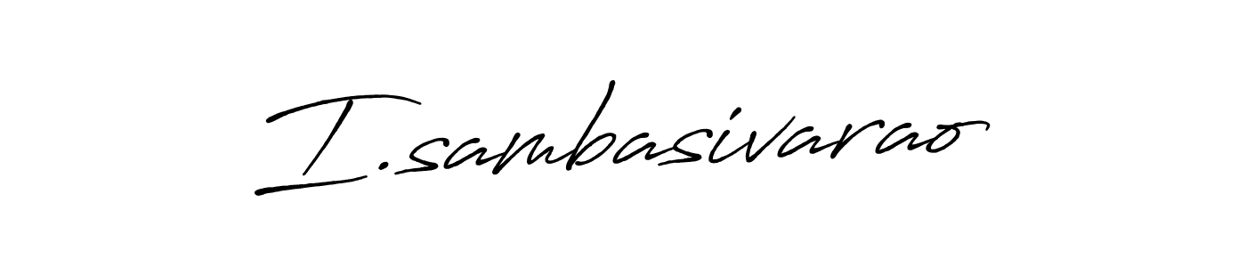 Make a beautiful signature design for name I.sambasivarao. Use this online signature maker to create a handwritten signature for free. I.sambasivarao signature style 7 images and pictures png