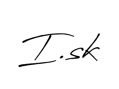 How to Draw I.sk signature style? Antro_Vectra_Bolder is a latest design signature styles for name I.sk. I.sk signature style 7 images and pictures png