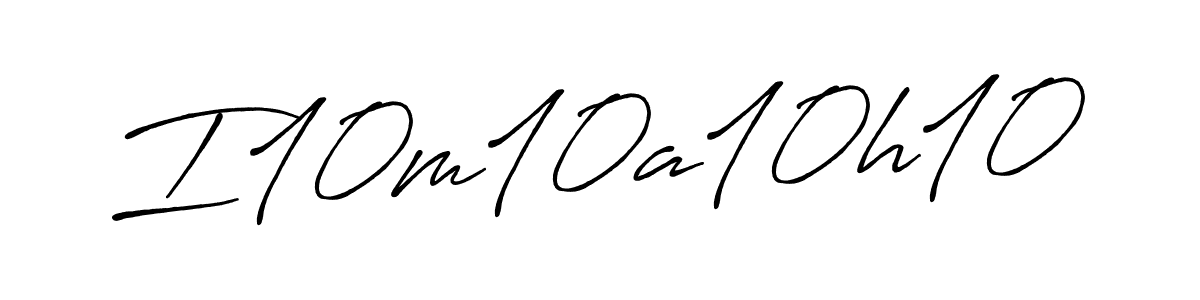 How to Draw I10m10a10h10 signature style? Antro_Vectra_Bolder is a latest design signature styles for name I10m10a10h10. I10m10a10h10 signature style 7 images and pictures png