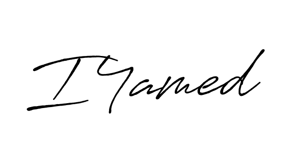 How to make I4amed signature? Antro_Vectra_Bolder is a professional autograph style. Create handwritten signature for I4amed name. I4amed signature style 7 images and pictures png