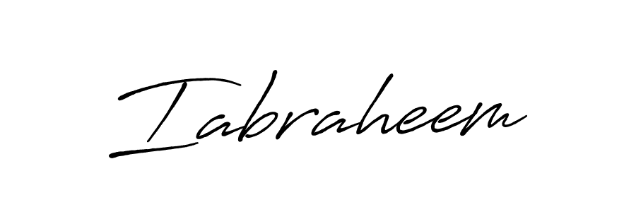 How to make Iabraheem signature? Antro_Vectra_Bolder is a professional autograph style. Create handwritten signature for Iabraheem name. Iabraheem signature style 7 images and pictures png