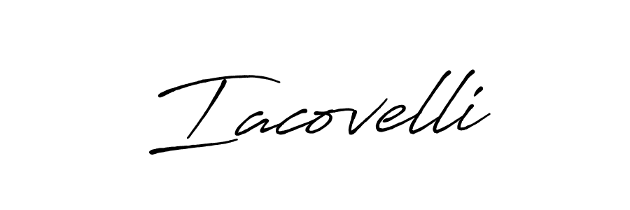 Create a beautiful signature design for name Iacovelli. With this signature (Antro_Vectra_Bolder) fonts, you can make a handwritten signature for free. Iacovelli signature style 7 images and pictures png
