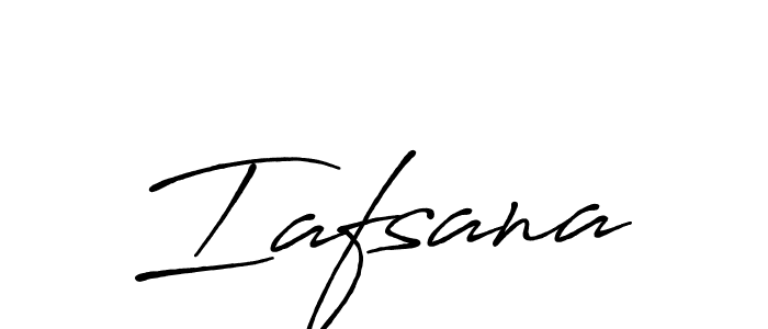 Iafsana stylish signature style. Best Handwritten Sign (Antro_Vectra_Bolder) for my name. Handwritten Signature Collection Ideas for my name Iafsana. Iafsana signature style 7 images and pictures png