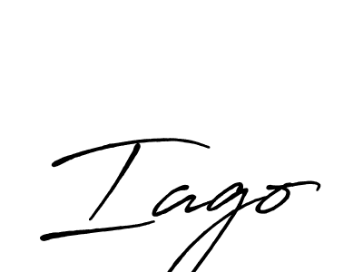 Best and Professional Signature Style for Iago. Antro_Vectra_Bolder Best Signature Style Collection. Iago signature style 7 images and pictures png