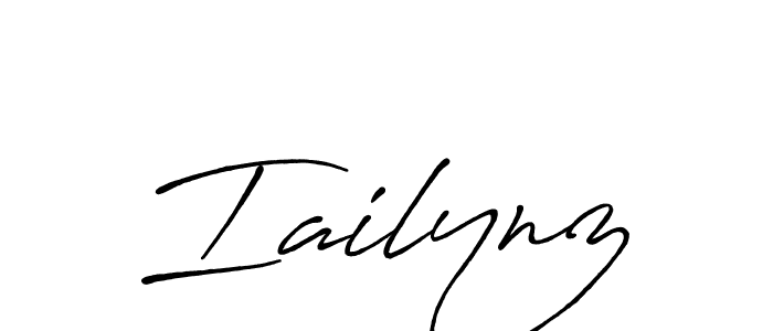 Design your own signature with our free online signature maker. With this signature software, you can create a handwritten (Antro_Vectra_Bolder) signature for name Iailynz. Iailynz signature style 7 images and pictures png