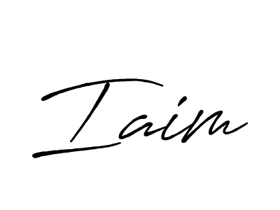 Make a beautiful signature design for name Iaim. With this signature (Antro_Vectra_Bolder) style, you can create a handwritten signature for free. Iaim signature style 7 images and pictures png