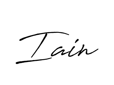 Also we have Iain name is the best signature style. Create professional handwritten signature collection using Antro_Vectra_Bolder autograph style. Iain signature style 7 images and pictures png