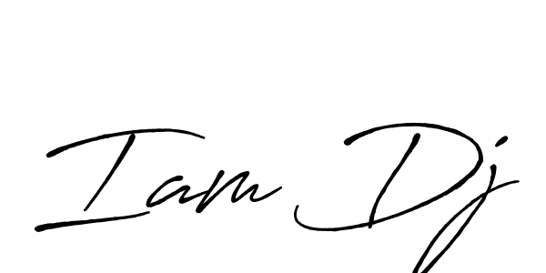 This is the best signature style for the Iam Dj name. Also you like these signature font (Antro_Vectra_Bolder). Mix name signature. Iam Dj signature style 7 images and pictures png