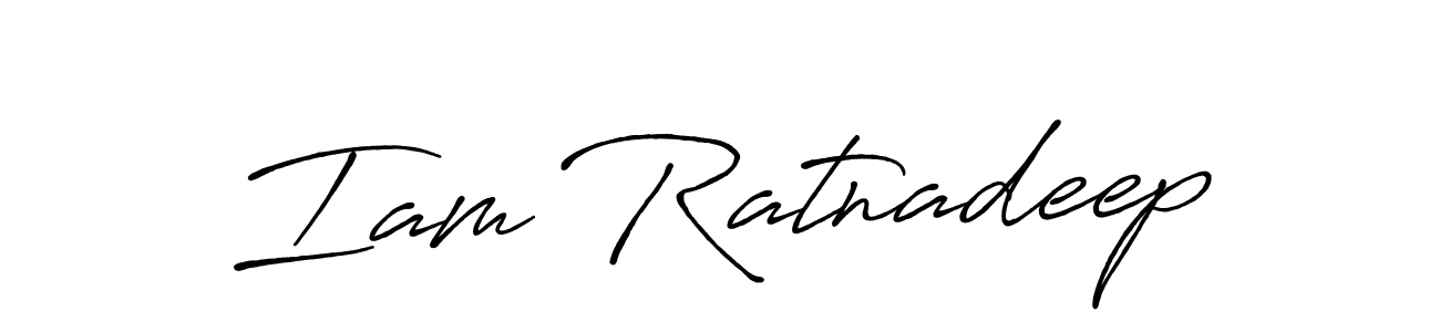 How to Draw Iam Ratnadeep signature style? Antro_Vectra_Bolder is a latest design signature styles for name Iam Ratnadeep. Iam Ratnadeep signature style 7 images and pictures png