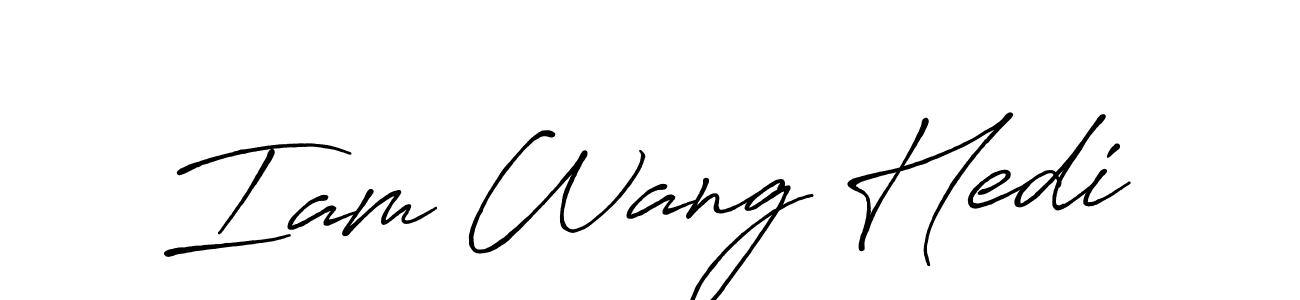 Best and Professional Signature Style for Iam Wang Hedi. Antro_Vectra_Bolder Best Signature Style Collection. Iam Wang Hedi signature style 7 images and pictures png