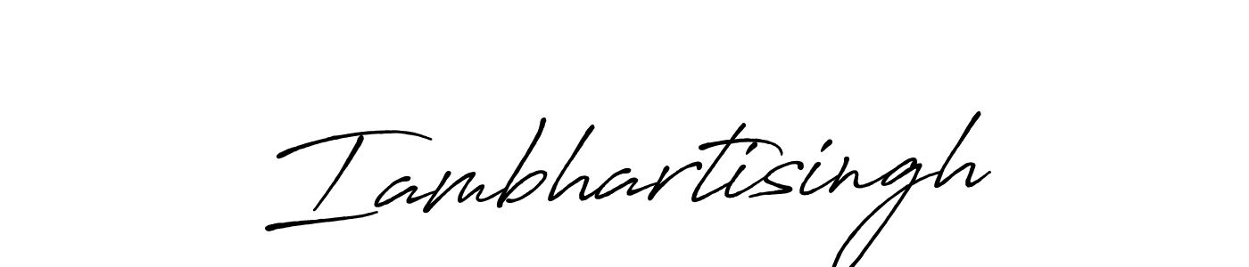 Make a beautiful signature design for name Iambhartisingh. Use this online signature maker to create a handwritten signature for free. Iambhartisingh signature style 7 images and pictures png